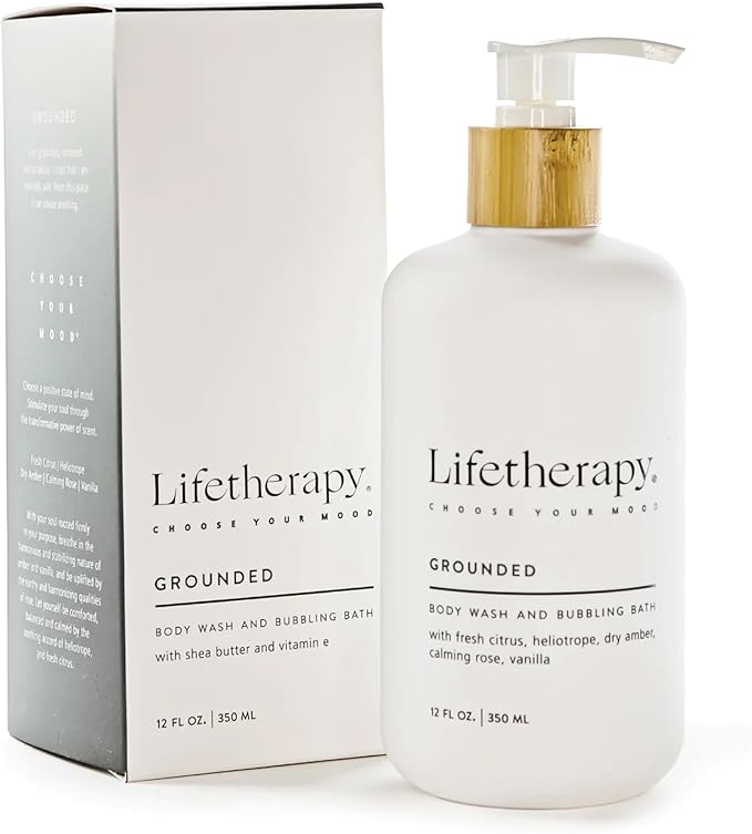 Lifetherapy Body Wash and Bubbling Bath | Sulfate Free Body Wash, Bubble Bath and Liquid Hand Soap (Grounded) - Image 2